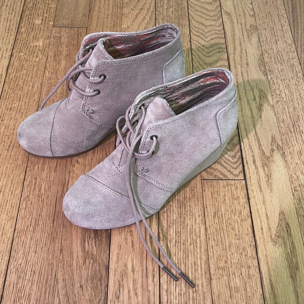 EYC Toms Suede Wedge Bootie